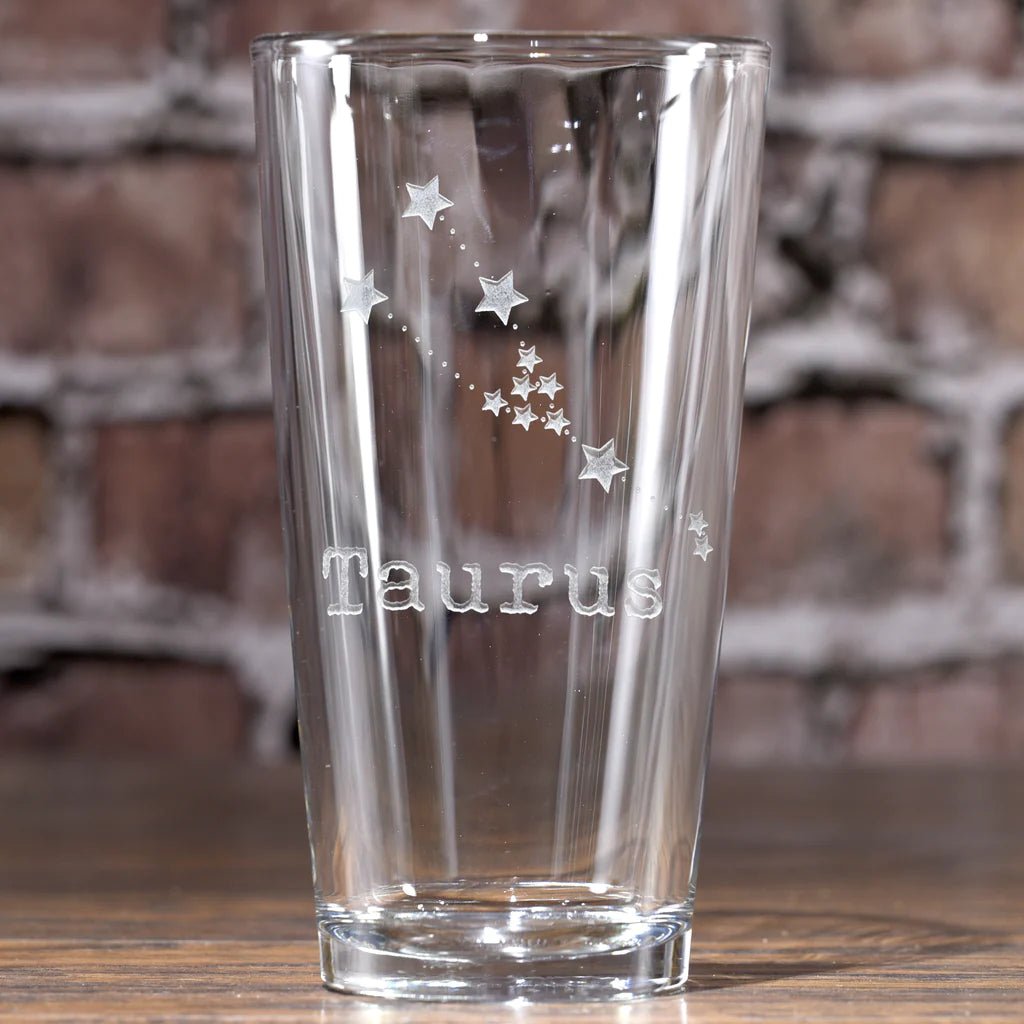 Constellation Zodiac Sign Pint Glass