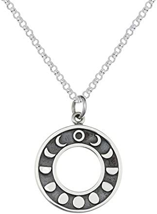 Two Cups Sterling Silver Moon Phase Necklace