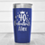 Blue Birthday Tumbler With 40 And Fabulous Crown Design