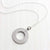 Two Cups Sterling Silver Moon Phase Necklace