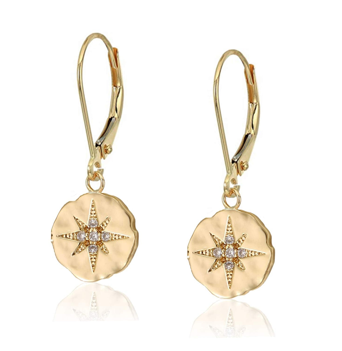 Gold Filled Starburst Earrings