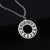 Two Cups Sterling Silver Moon Phase Necklace