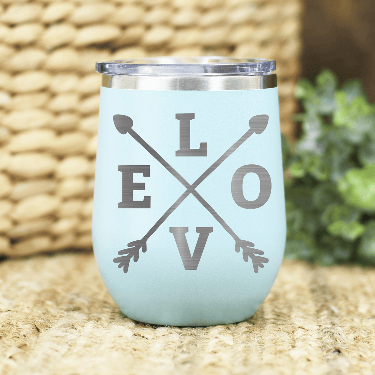 Arrow Of Love Wine Tumbler