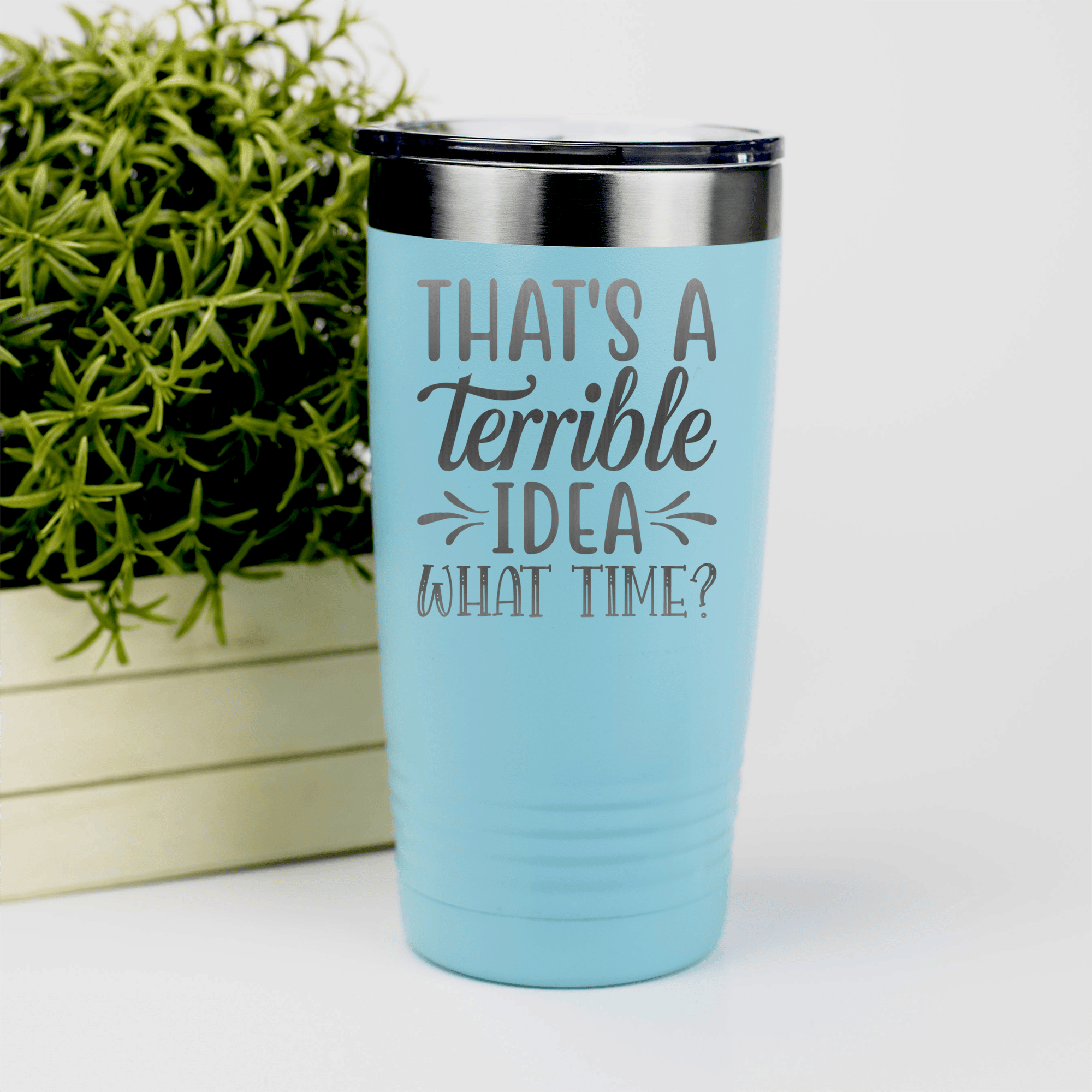 Teal pickelball tumbler Bad Ideas