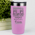 Pink Baseball Mom Tumbler With Baseball Moms Are Cooler Design