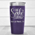 Purple Nurse Tumbler With Be Safe Drink With A Nurse Design