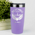 Light Purple Teacher Tumbler With Beaching Not Teaching Design