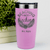 Pink Teacher Tumbler With Beaching Not Teaching Design