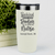 White Nurse Tumbler With Behind Every Doctor Is A Nurse Design