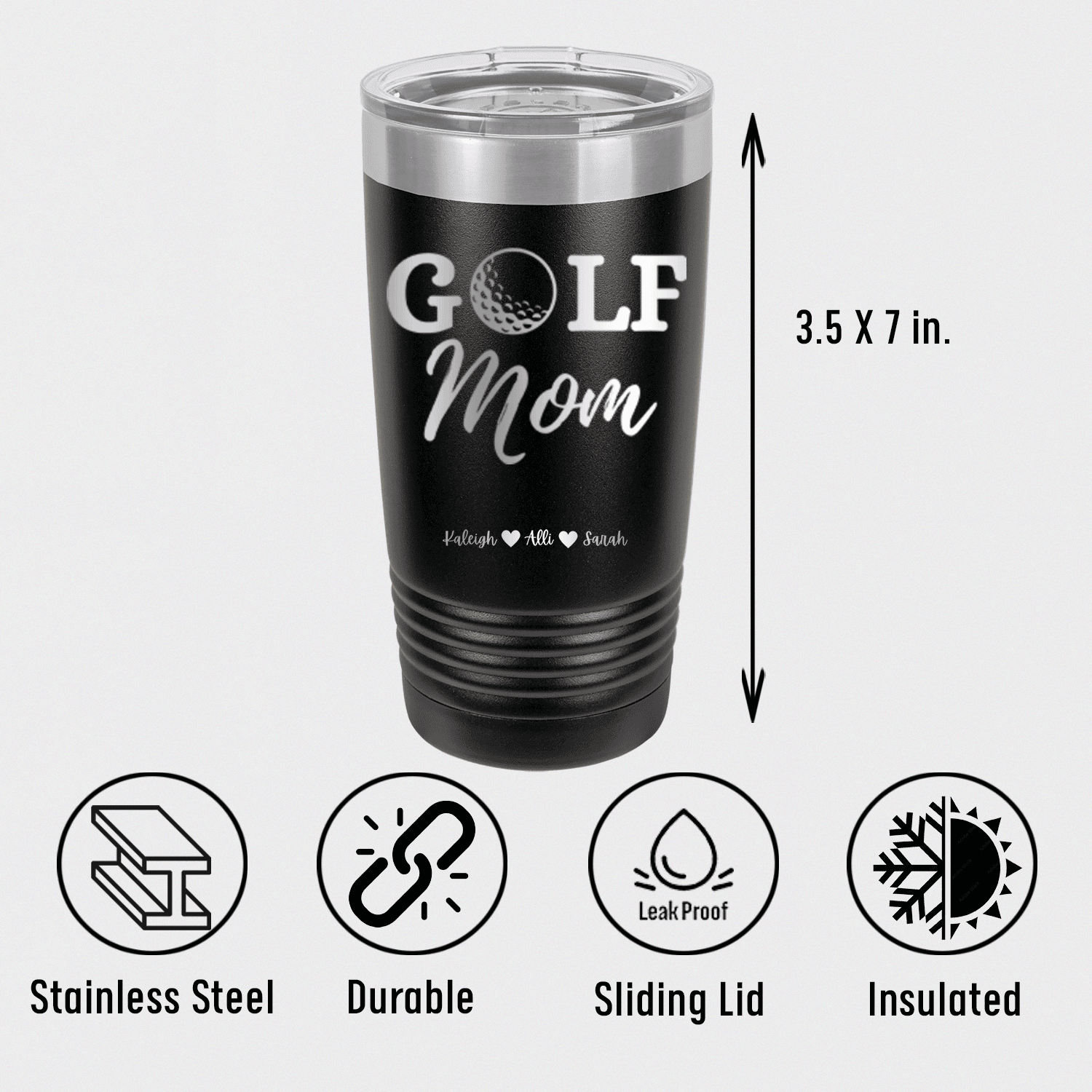 Best Golf Mom Tumbler