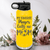 Yellow Soccer Water Bottle With Best Soccer Mom Design