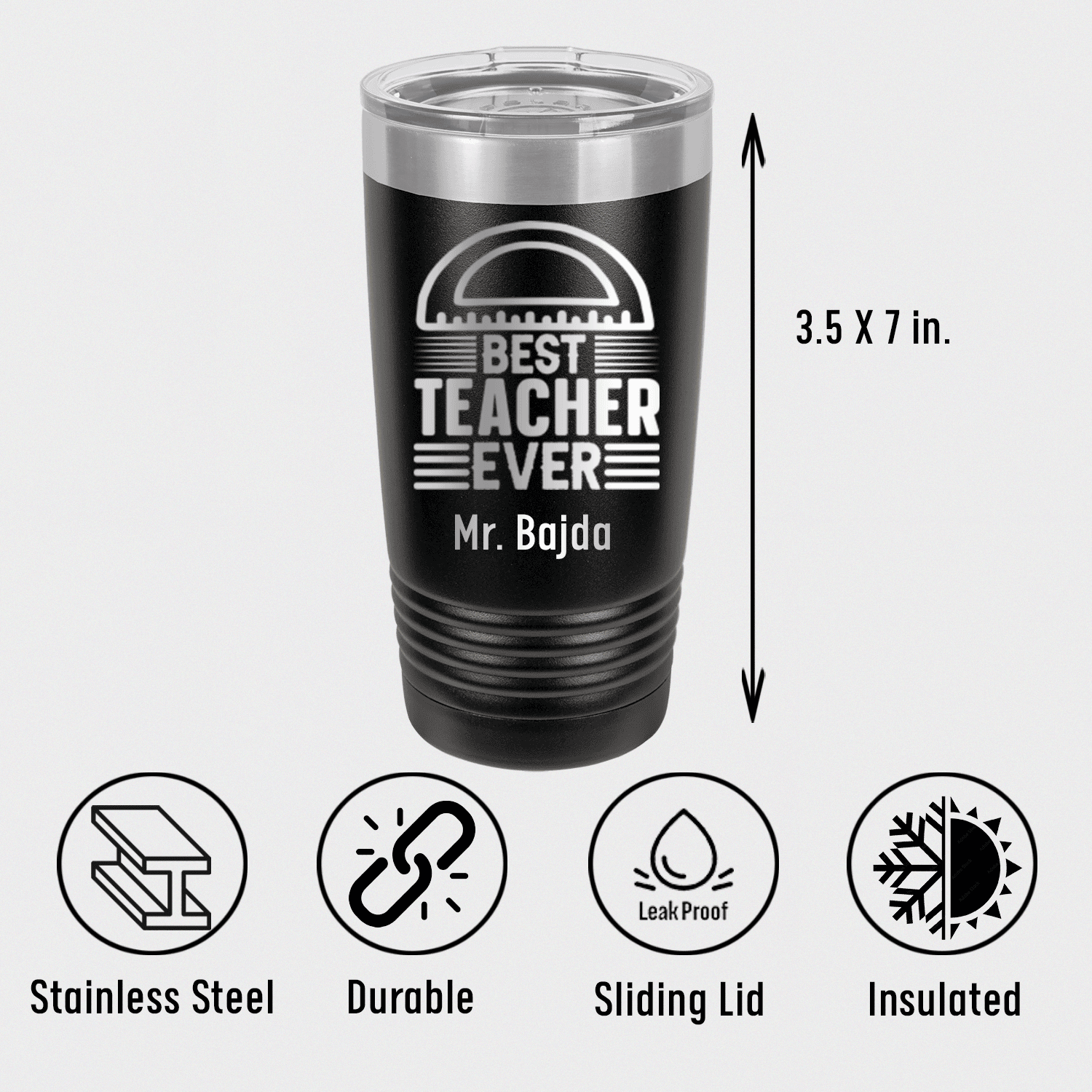 Best Teacher Ever Tumbler