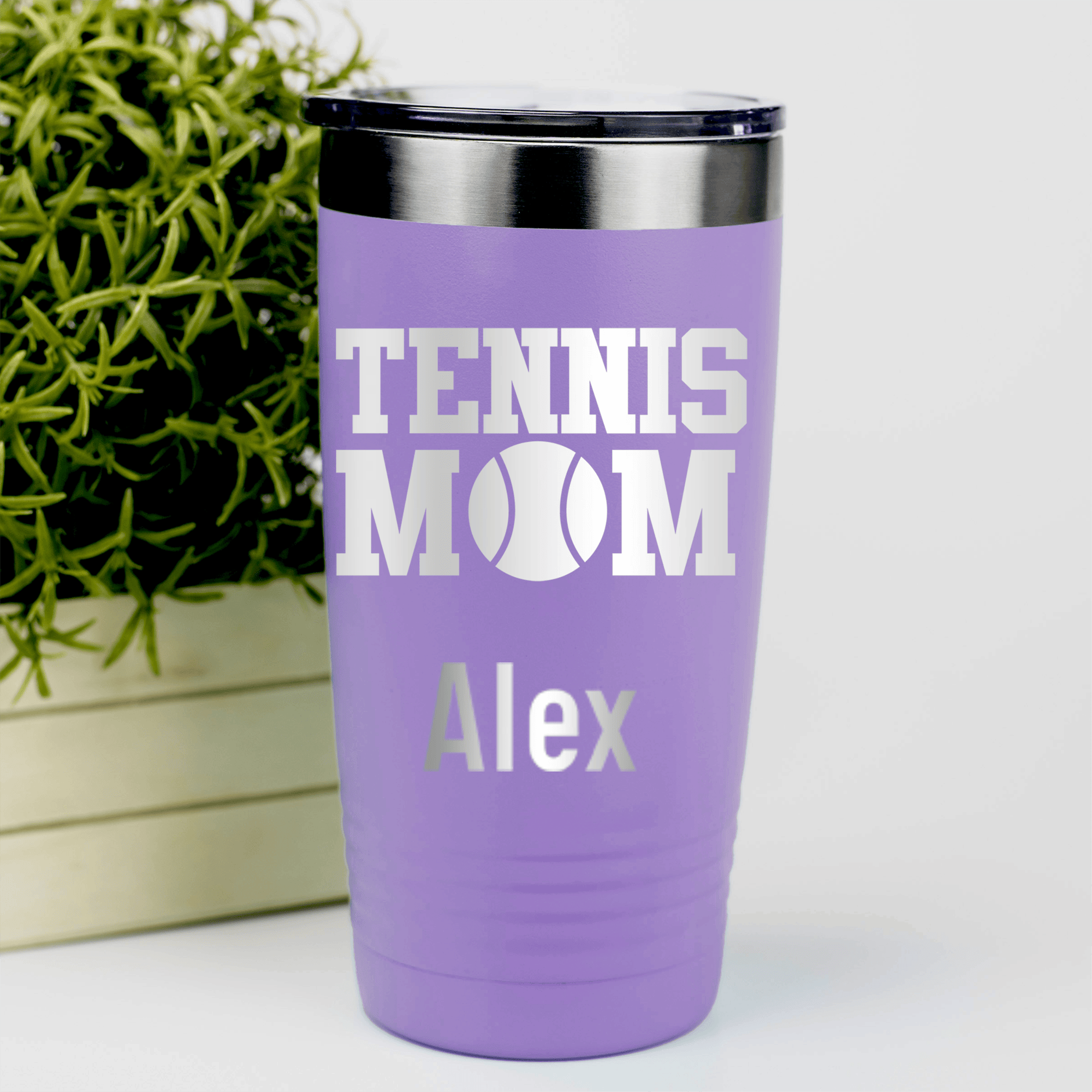 Light Purple Tennis For Her Tumbler With Best Tennis Mom Design