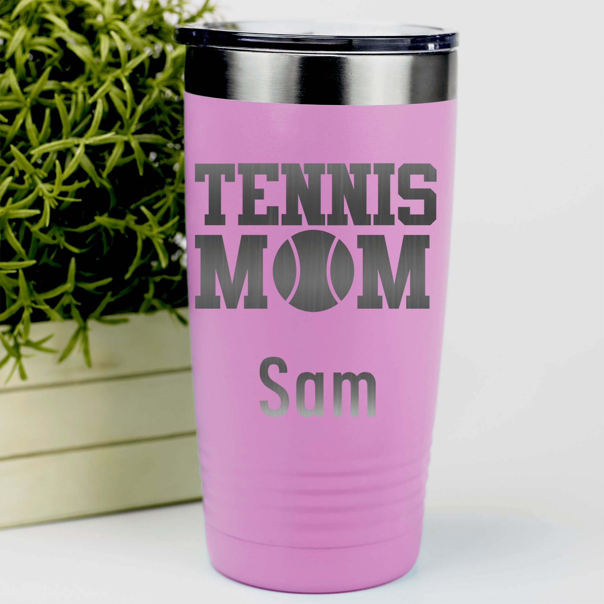 Pink Tennis For Her Tumbler With Best Tennis Mom Design