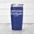 Blue pickelball tumbler Big Time Overthinker