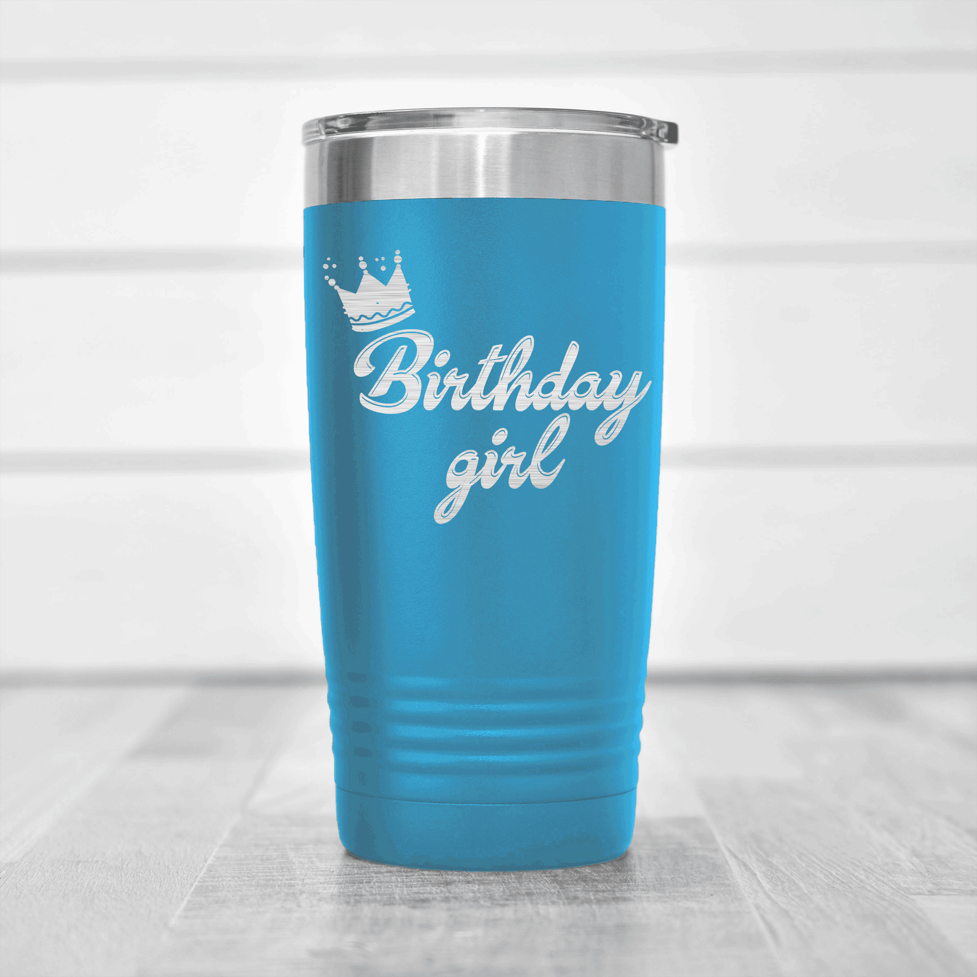 Light Blue birthday tumbler Birthday Girl