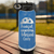 Blue Pickleball Water Bottle With Blessed For Pickleball Design