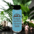 Light Blue Pickleball Water Bottle With Blessed For Pickleball Design