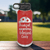 Red Pickleball Water Bottle With Blessed For Pickleball Design