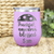 Light Purple Pickleball Wine Tumbler With Blessed For Pickleball Design