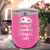 Pink Pickleball Wine Tumbler With Blessed For Pickleball Design