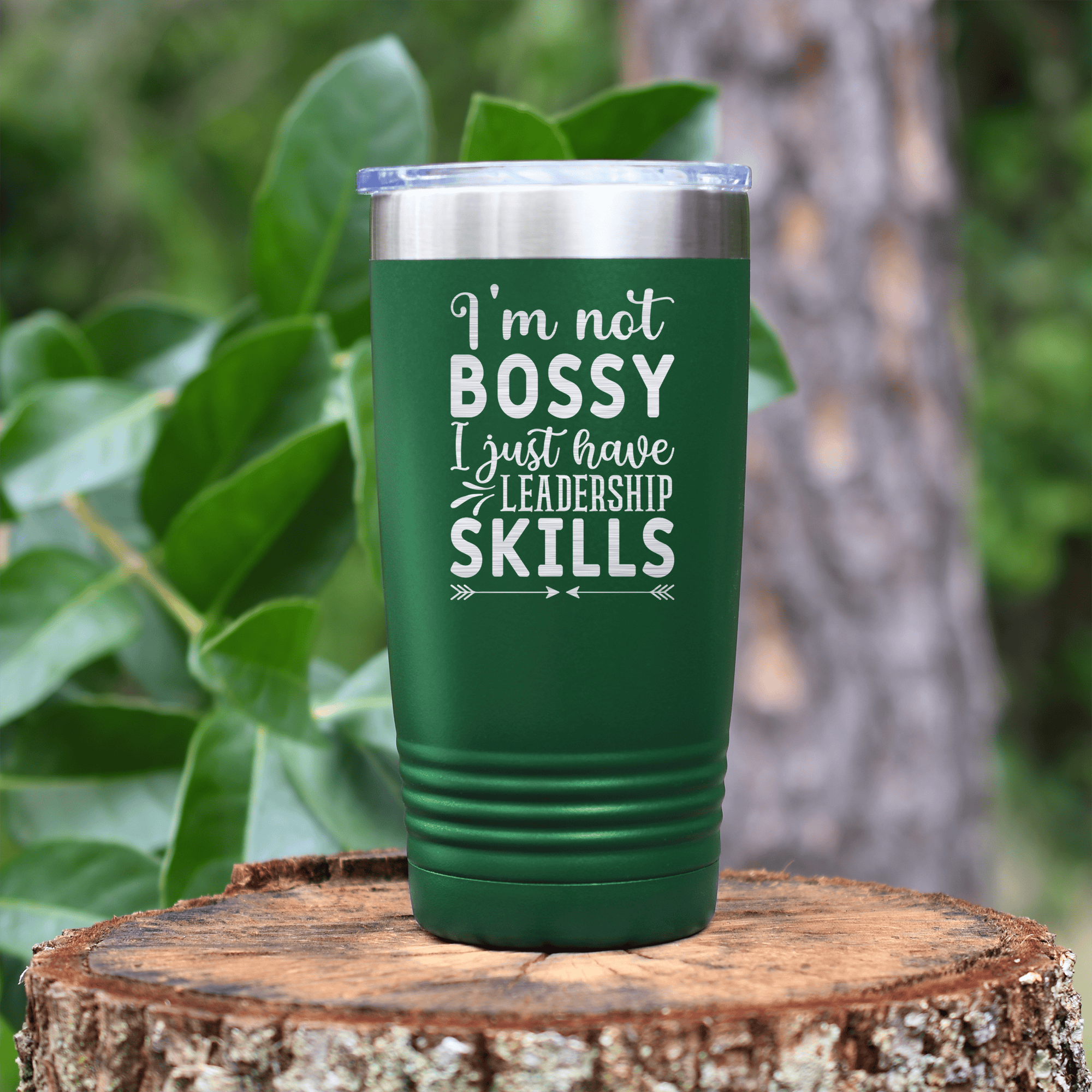 Green pickelball tumbler Bossy Leader