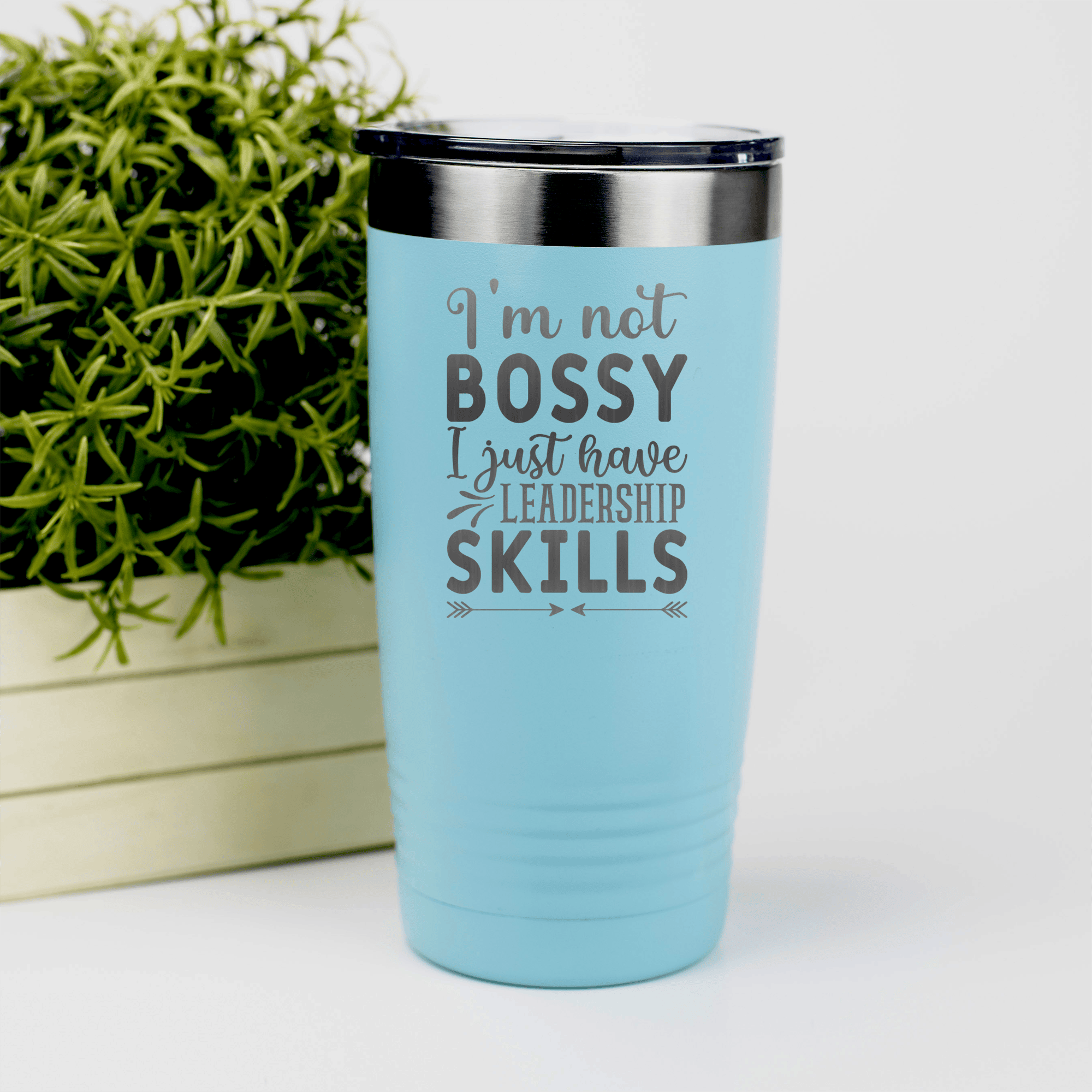 Teal pickelball tumbler Bossy Leader