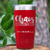 Red Mothers Day Tumbler With Chaos Coordinator Design