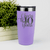 Light Purple birthday tumbler Cheers To Fourty Years