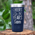 Navy Birthday Tumbler With Cheers To Thirty Design