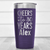 Purple Birthday Tumbler With Cheers To Thirty Design