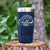 Navy pickelball tumbler Chronic Overthinker