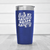 Blue pickelball tumbler Chronically Anxious