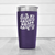 Purple pickelball tumbler Chronically Anxious