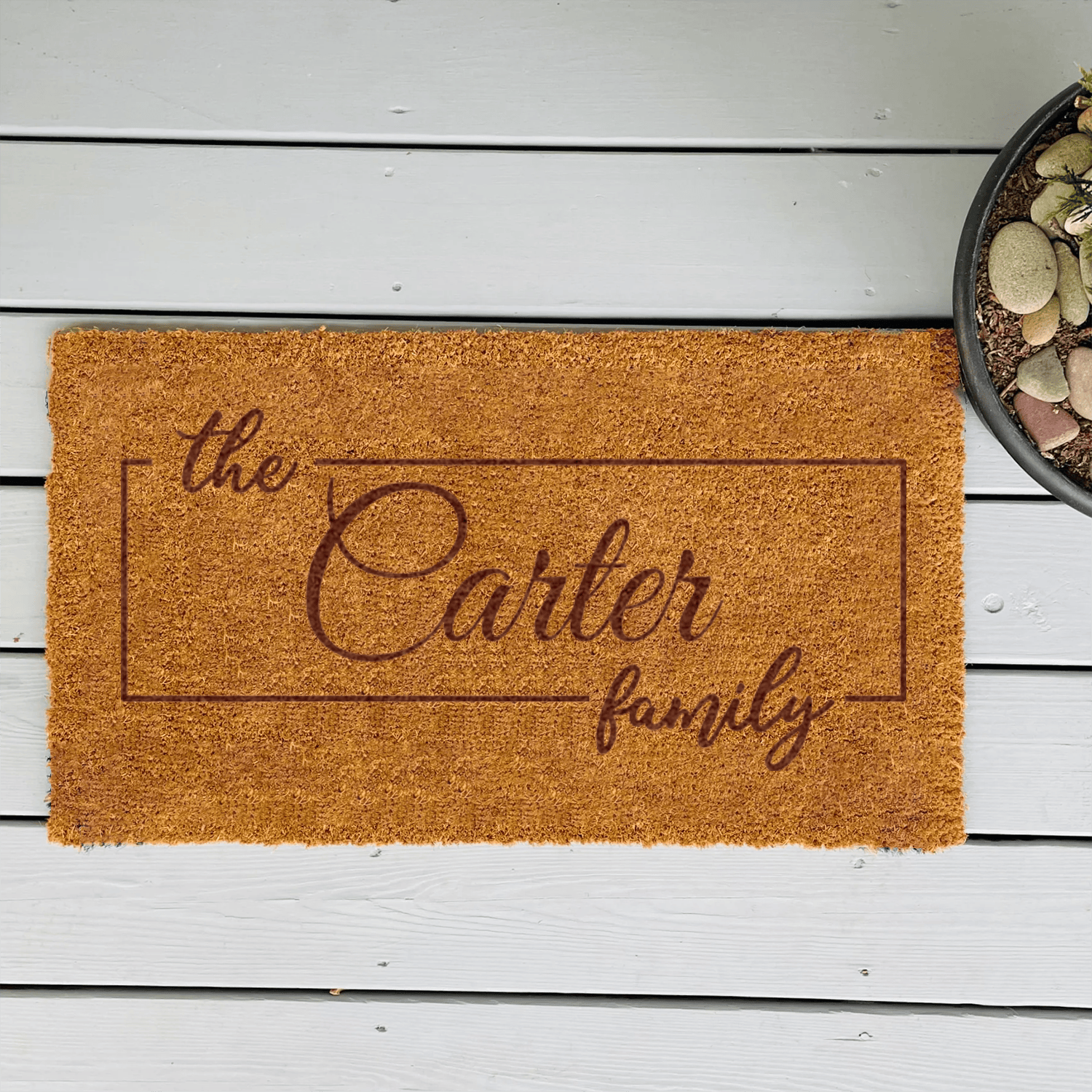 Classic Family Legacy Engraved Door Mat