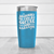 Light Blue pickelball tumbler Coffee And Sarcasm