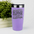 Light Purple pickelball tumbler Coffee And Sarcasm