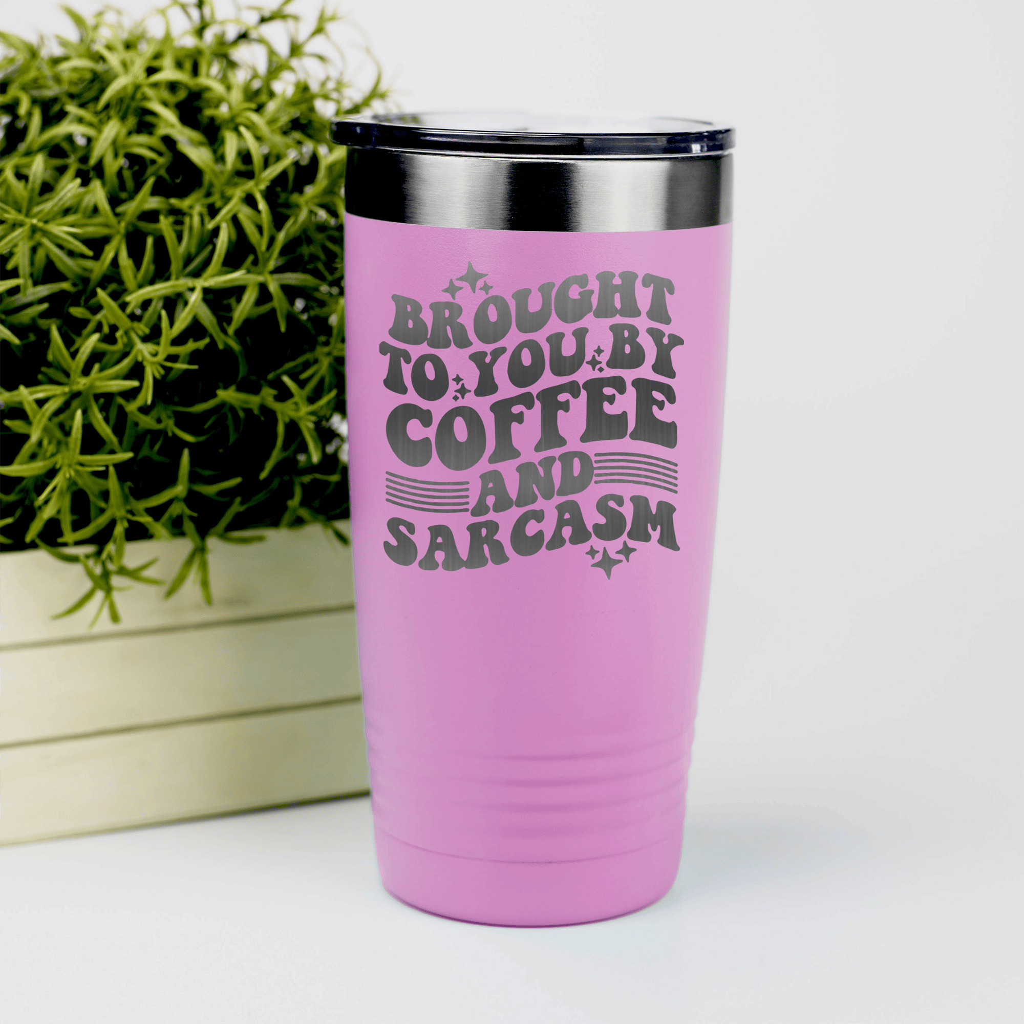 Pink pickelball tumbler Coffee And Sarcasm