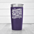 Purple pickelball tumbler Coffee And Sarcasm