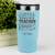 Teal Teacher Tumbler With Coffee Gives Me Powers Design