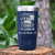 Navy Nurse Tumbler With Coffee Scrubs And Gloves Design