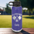 Purple Pickleball Water Bottle With Crossing Swords Design