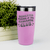 Pink pickelball tumbler Dedicated Sarcasm Club