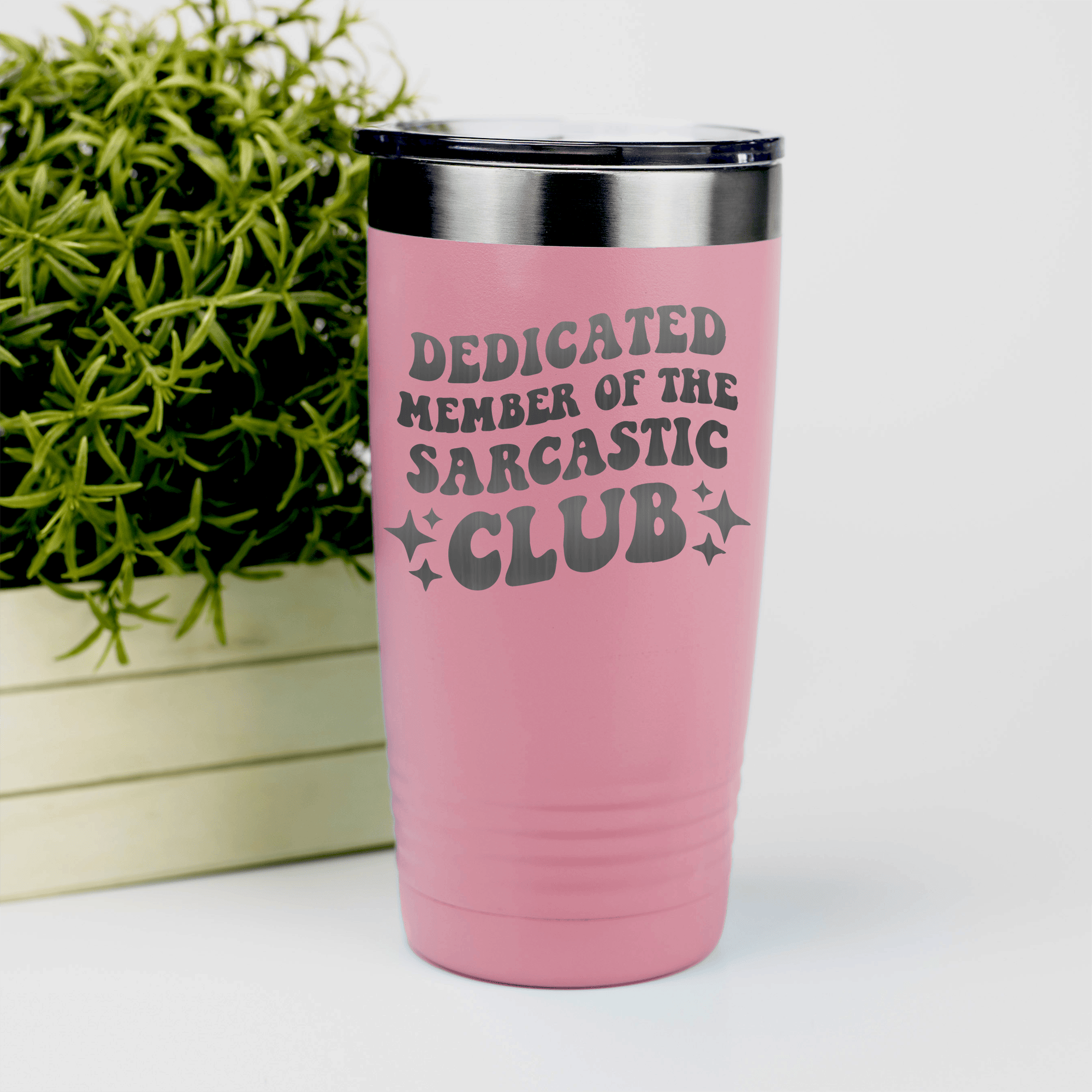 Salmon pickelball tumbler Dedicated Sarcasm Club