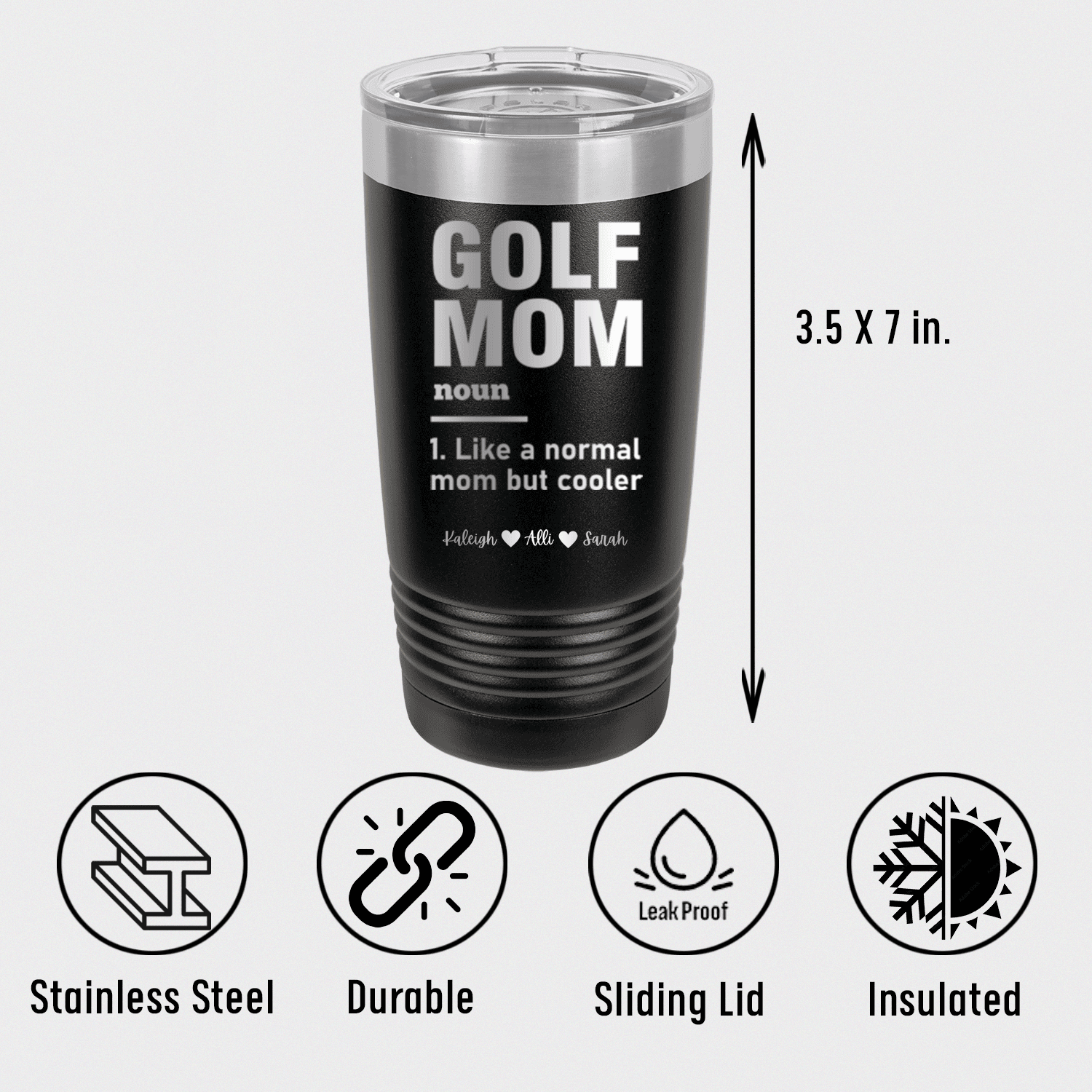 Definition Of A Golf Mom Tumbler