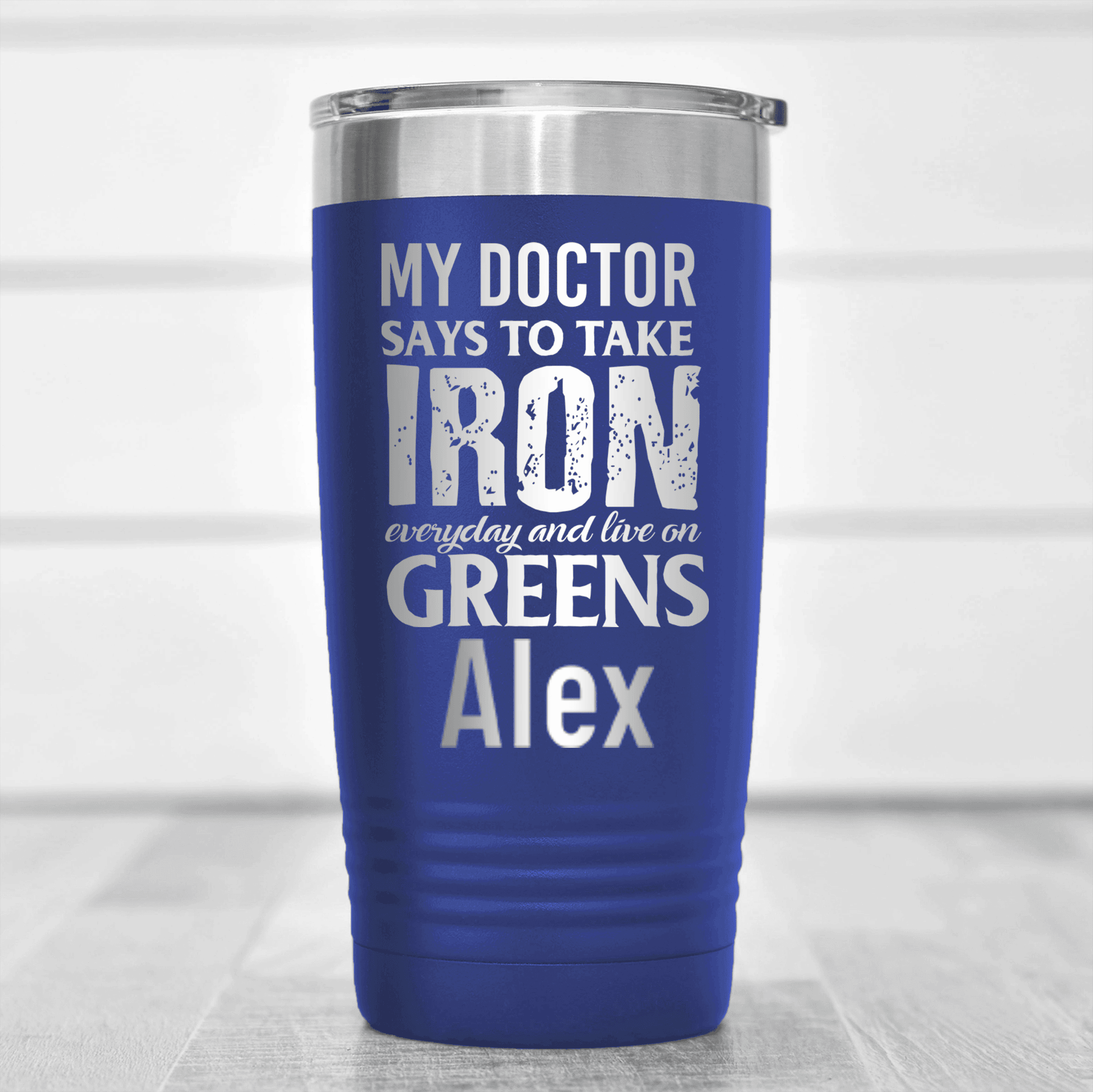 Blue Golf Gifts For Her Tumbler With Doctors Orders For Golf Design