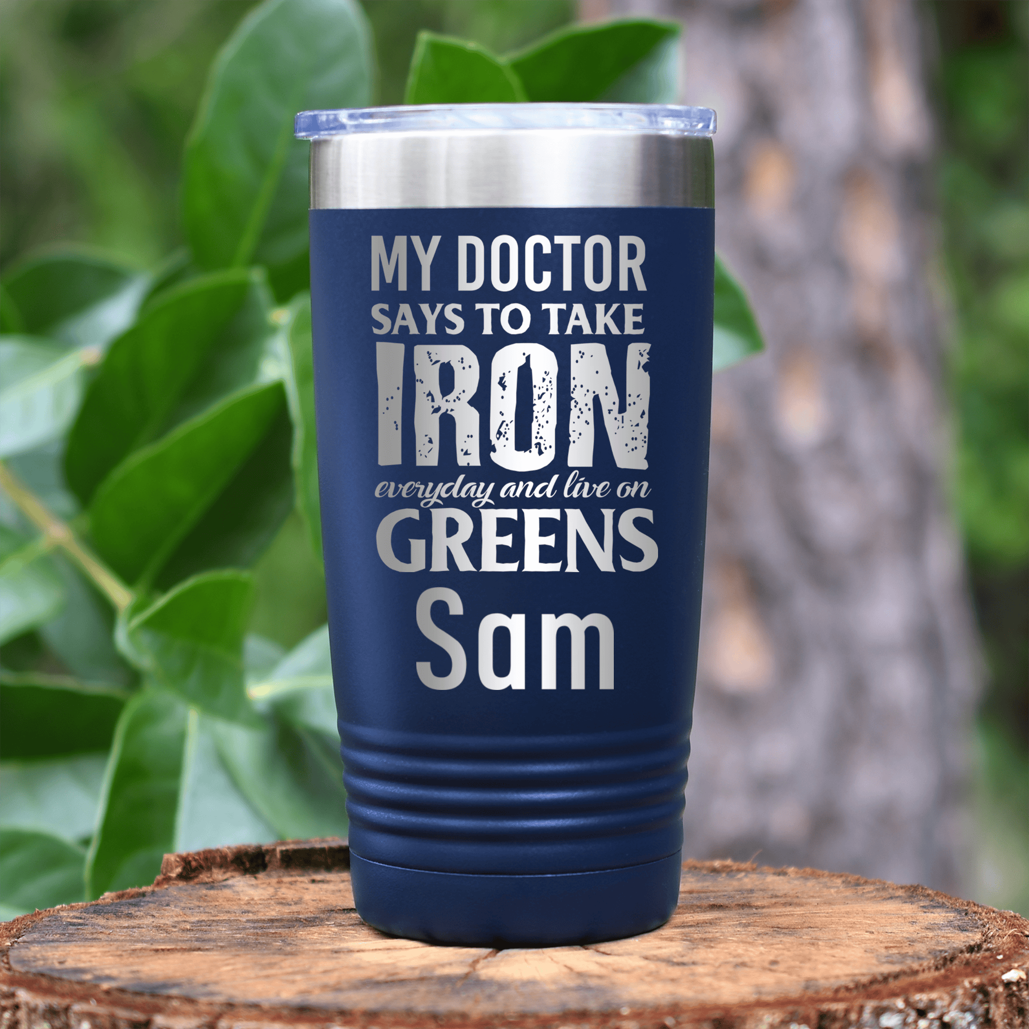 Navy Golf Gifts For Her Tumbler With Doctors Orders For Golf Design