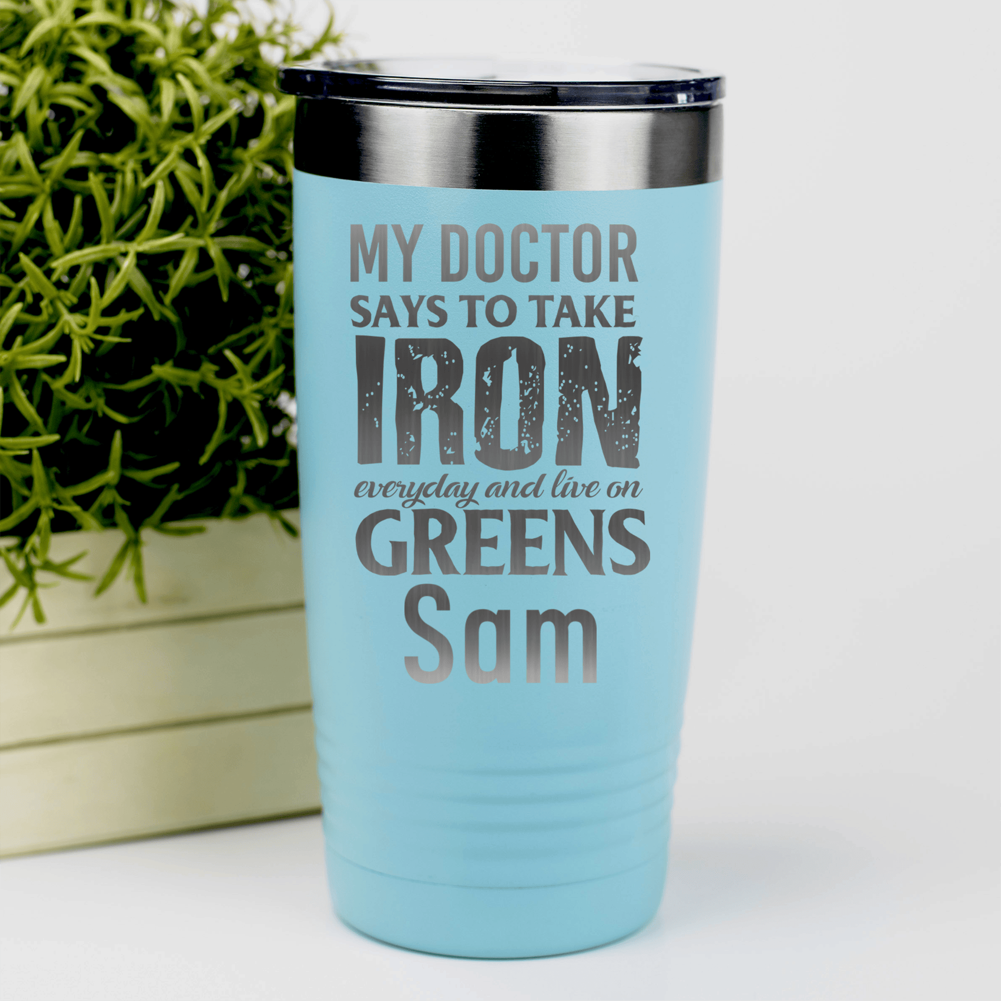 Teal Golf Gifts For Her Tumbler With Doctors Orders For Golf Design