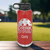 Red Pickleball Water Bottle With Dont Get Smashed Design