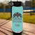 Teal Pickleball Water Bottle With Dont Get Smashed Design